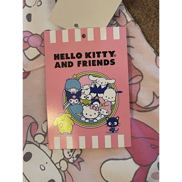 Hello Kitty and Friends Girls Pink Print Dress with Long Sleeve Size 18M NWT - Picture 8 of 8